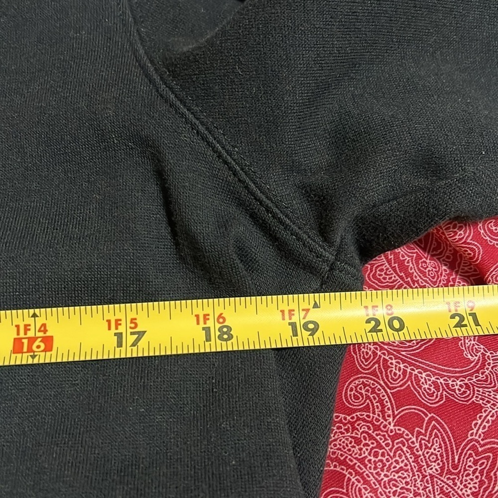 Christine Alexander, Large 3/4 sleeve, Black Top with Bling - Picture 5 of 6